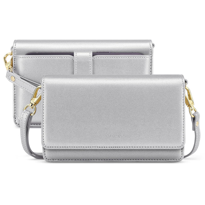 nuoku Handytasche Zum Umhängen Damen, Handytasche mit Geldbörse Zum Umhängen, Umhängetasche Damen, C