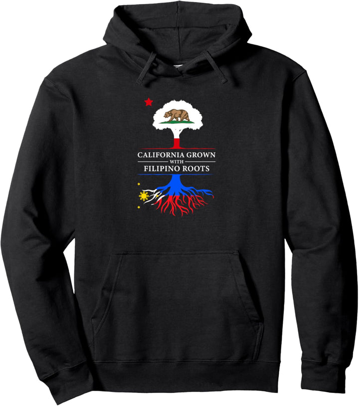 Kalifornisches Fil-Am Design für stolze Pinoys Pullover Hoodie
