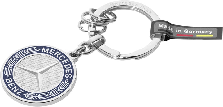 Mercedes-Benz Schlüsselanhänger Stuttgart | silberfarben | Edelstahl
