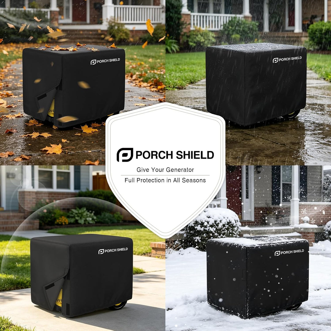 Porch Shield Wasserdichte Universal-Generatorabdeckung, 71,1 x 66 x 61 cm, für die meisten Generator