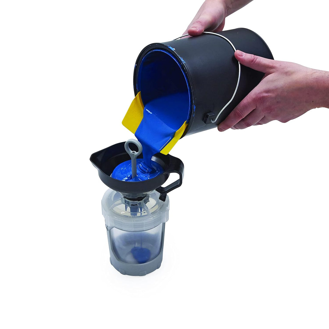 Graco 18B057 Trichter-Sieb-Satz – für tragbare Magnum-Farbspritzgeräte von Graco, Schwarz/Grau