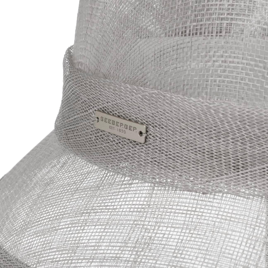 Seeberger Valeska Sinamay Strohhut Damenhut Sommerhut Strohglocke (One Size - grau)