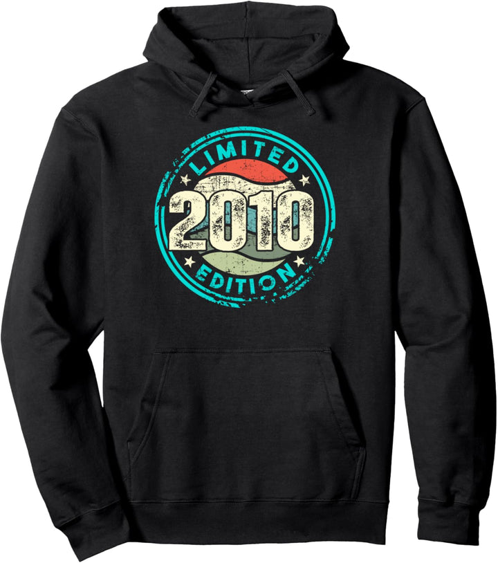 Geburtstag mit limitierter Auflage und geboren im Jahr 2010, Vintage Pullover Hoodie