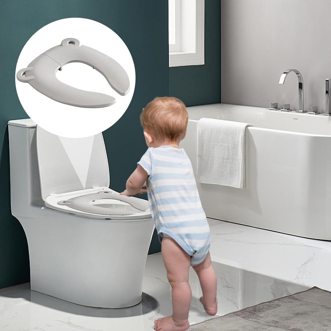 Klapptoilettensitz, faltbarer Töpfchensitz | Tierform nicht rutsches tragbares Toilettensitzpolster
