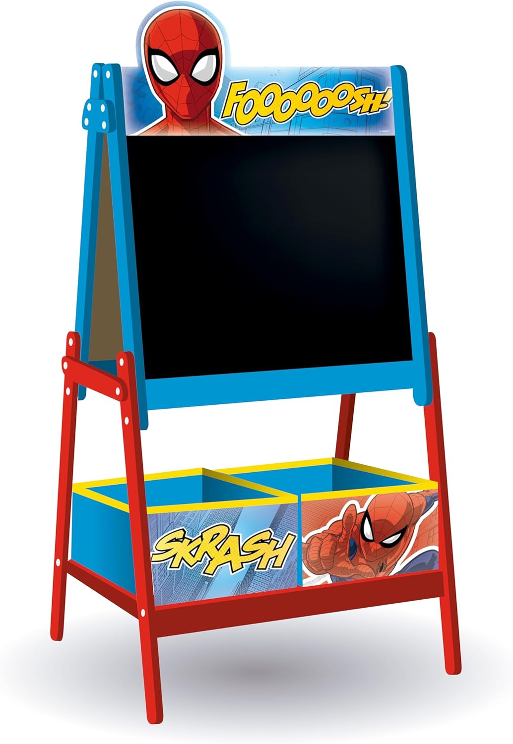 ARDITEX – Kindertafel von Marvel Spiderman mit doppelseitiger Oberfläche für Kreide und Filzstift un