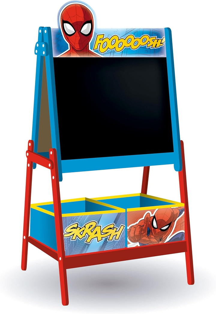 ARDITEX – Kindertafel von Marvel Spiderman mit doppelseitiger Oberfläche für Kreide und Filzstift un
