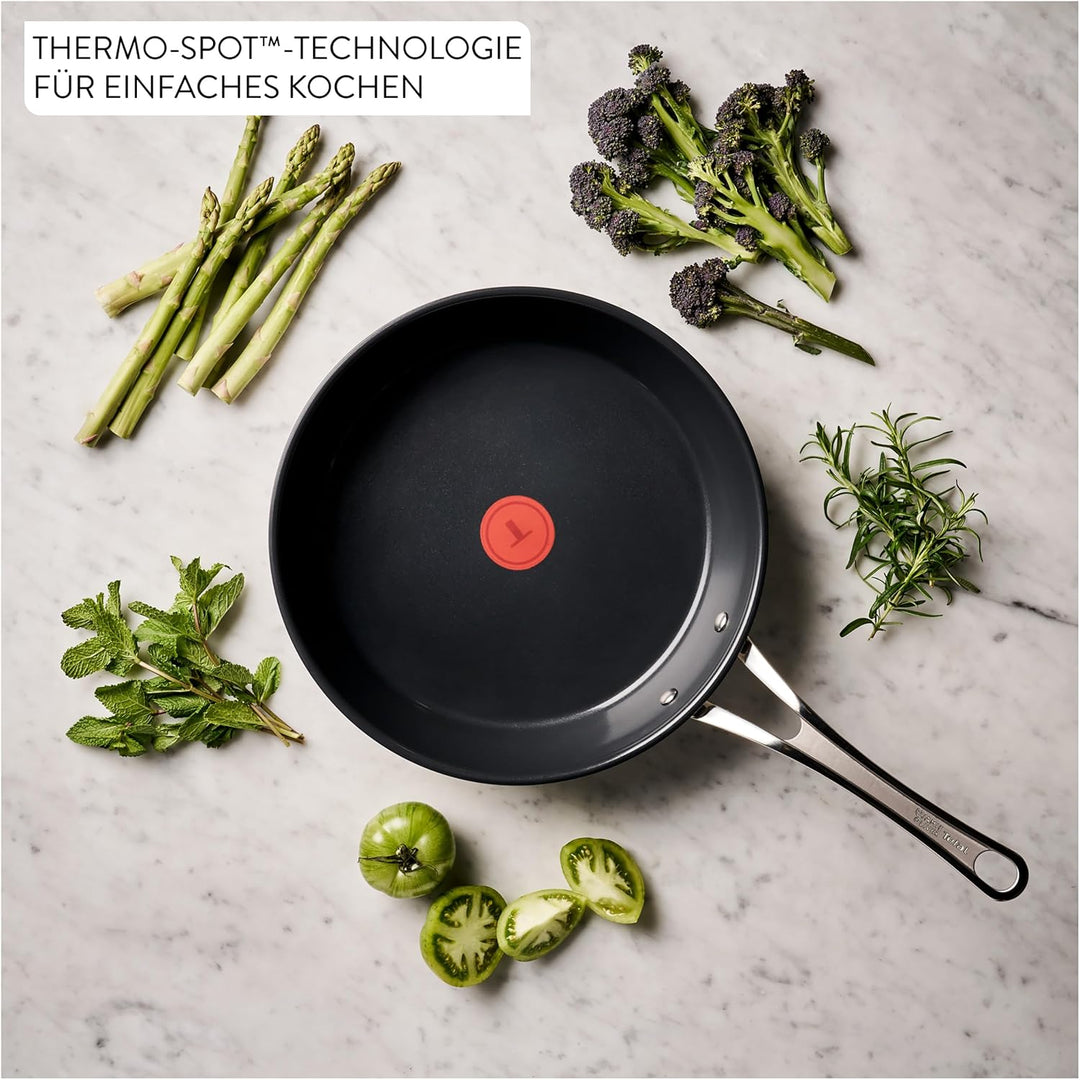 Jamie Oliver by TEFAL Classic Cook Bratpfanne 20 cm, inkl. Pfannenschoner, antihaftbeschichtete Kera