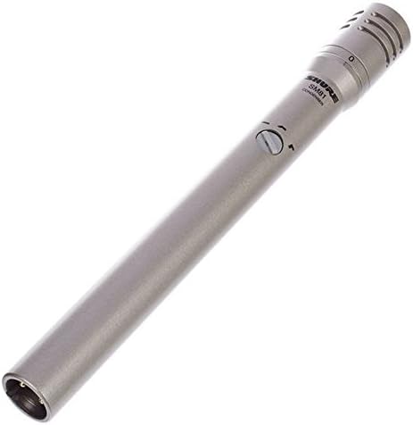 Shure SM81-LC Cardioid-Kondensatorinstrumentmikrofon für Gitarre, Klavier und Becken, umfasst Schwen