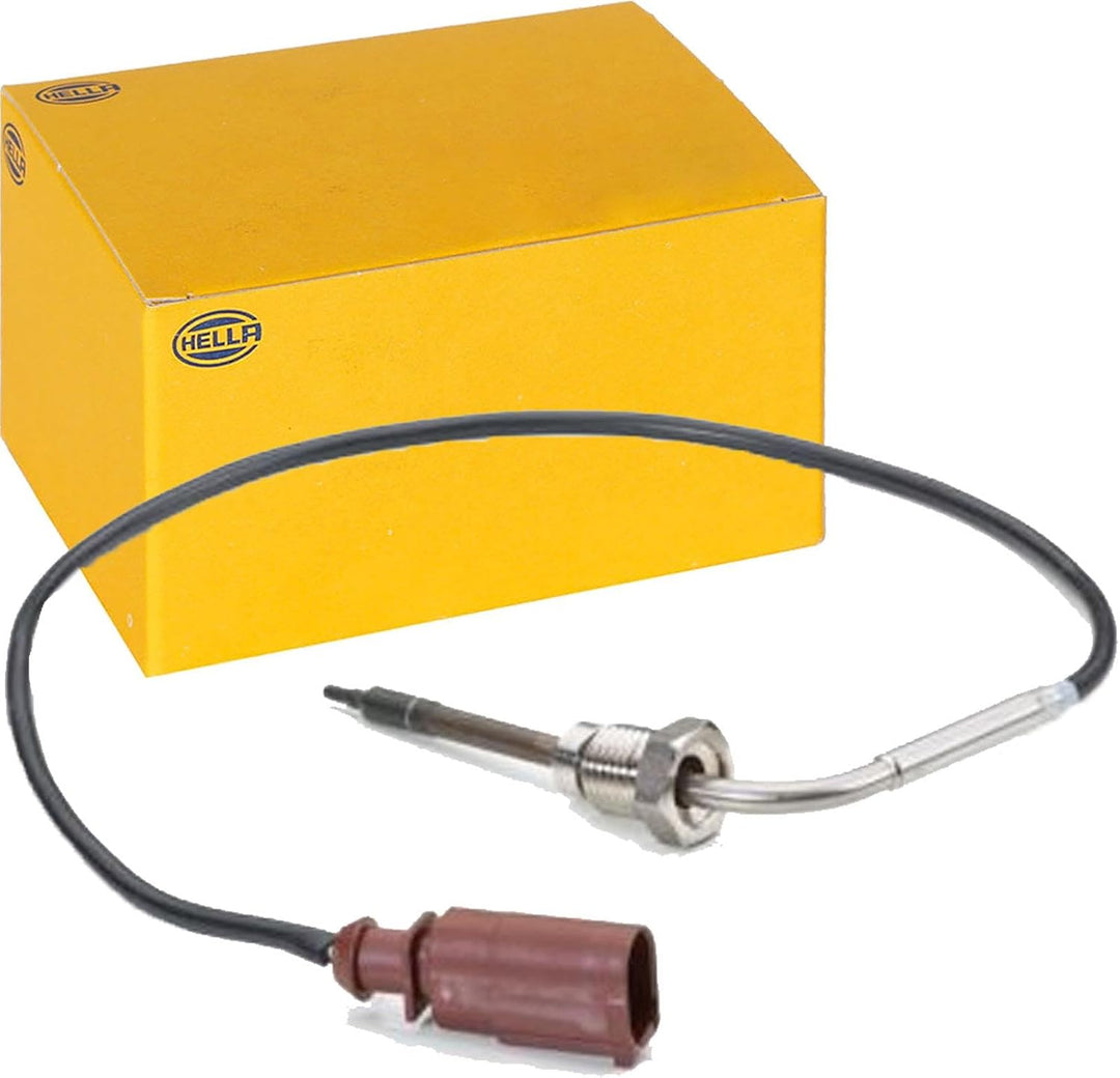 HELLA 6PT 014 494-231 Sensor, Abgastemperatur - 2-polig - geschraubt - Kabel: 450mm