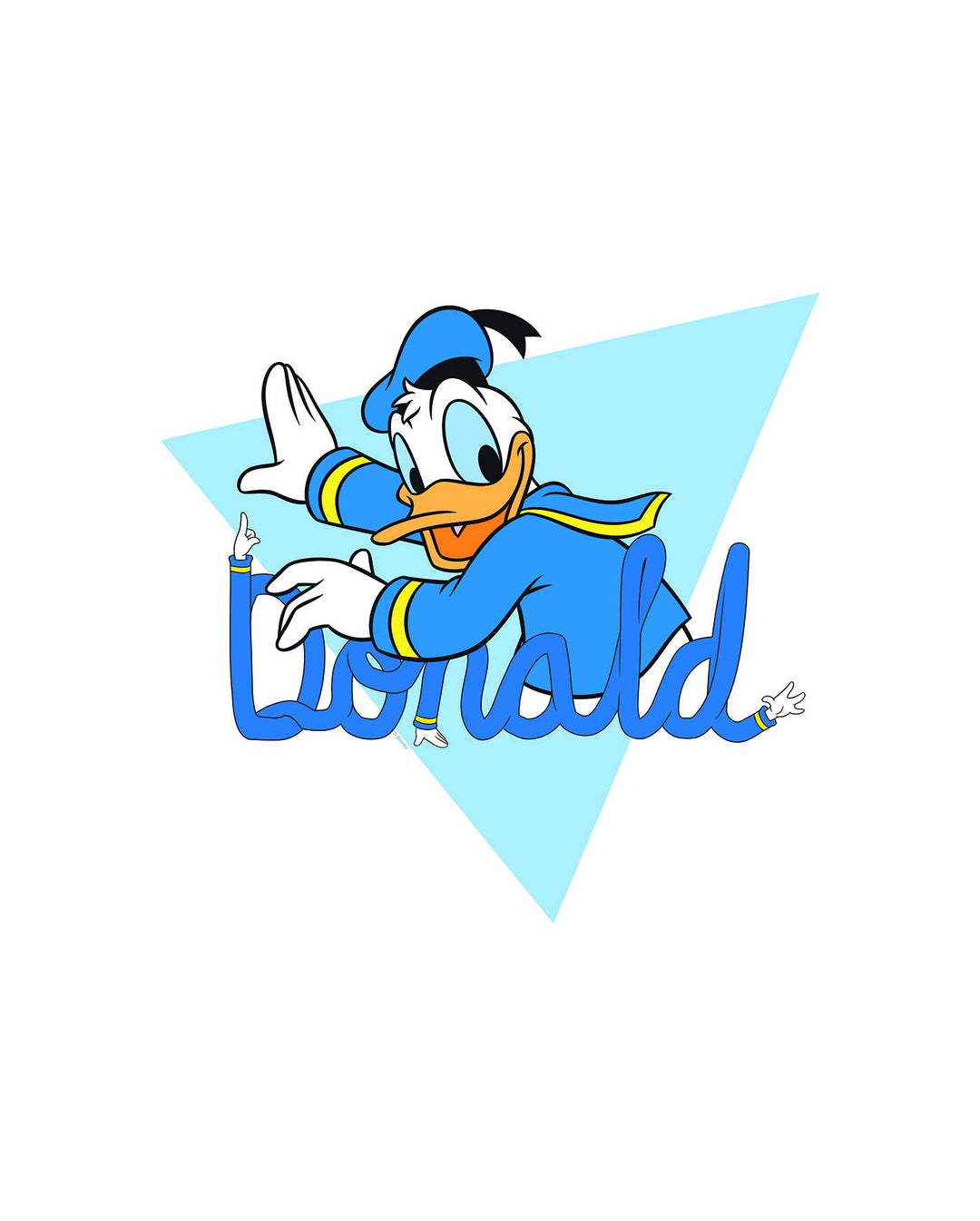 Disney Wandbild von Komar | Donald Duck Triangle | Kinderzimmer, Babyzimmer, Dekoration, Kunstdruck