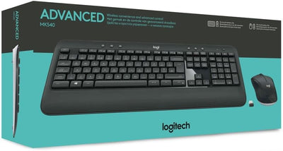 Logitech MK540 Advanced Kabellose Tastatur und Maus Combo für Windows, Spanisches QWERTY-Layout - Sc