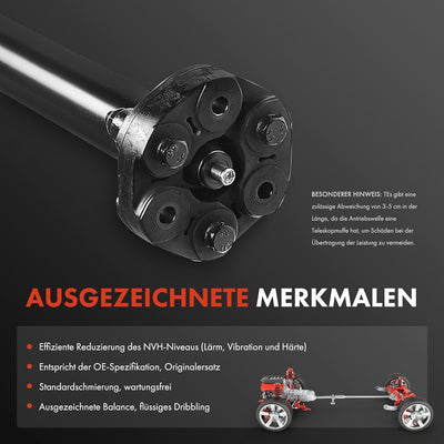 Kardanwelle Gelenkwelle Hinterachse für X5 E53 3.0L 4.4L 4.6L 4.8L 2000-2006 65-7055