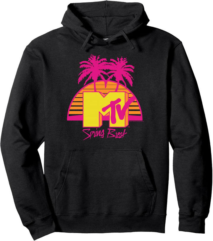 MTV Spring Break Palme-Logo Pullover Hoodie