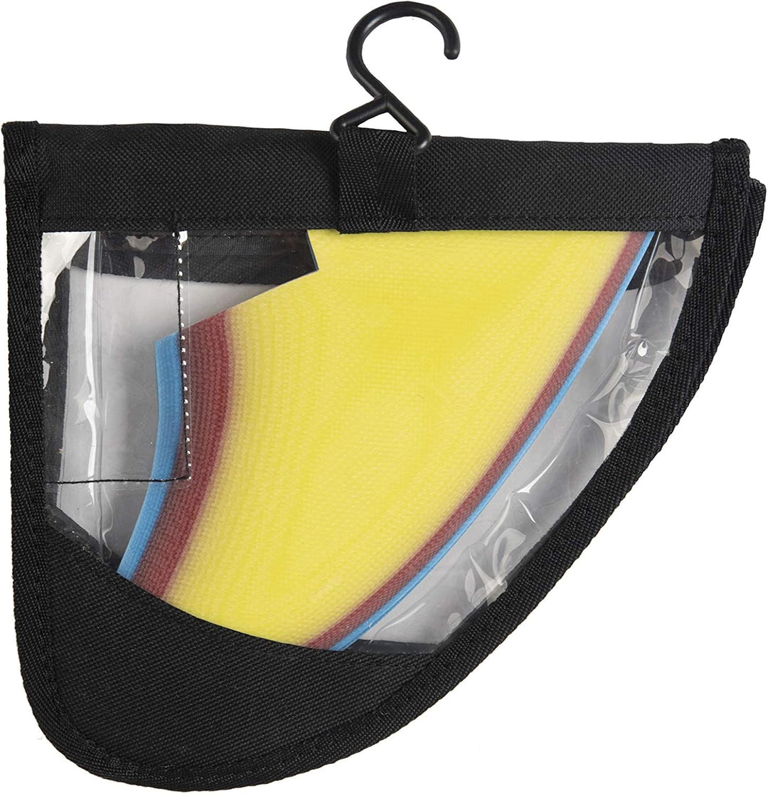 Liquida Sizzla Twin Keel Fins, FCS I System, FK Glass, Gelb, Rot, Blau, Gelb, Rot, Blau
