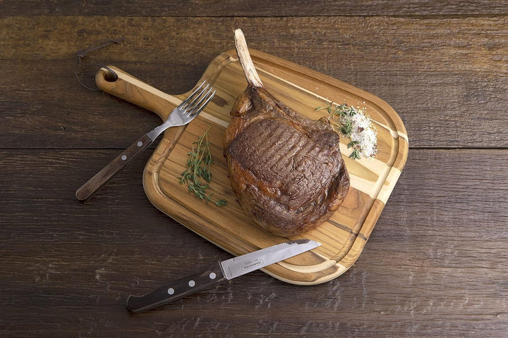 Tramontina Steakbesteck "Gaucho", Set 8-teilig, mit 4 Steakmessern und 4 Steakgabeln, Edelstahl, Ech