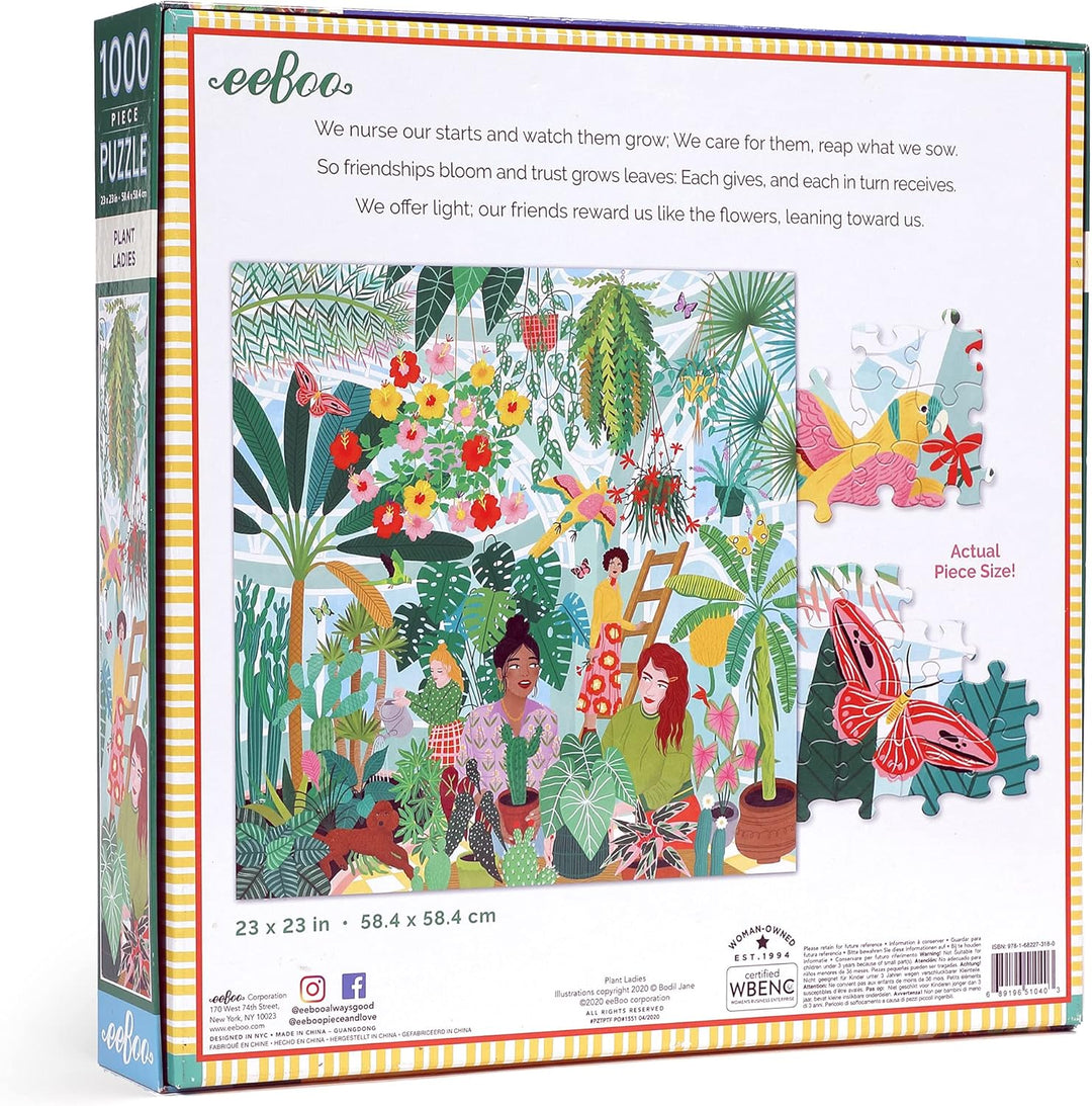 eeBoo - Puzzle - Plant Ladies, 1000 pcs (EPZTPTL)