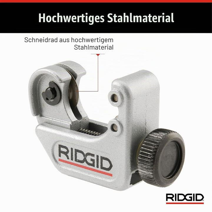 RIDGID 32985 Modell 104 Rohrabschneider für beengte Arbeitsbereiche, Rohrabschneider für Rohre mit e