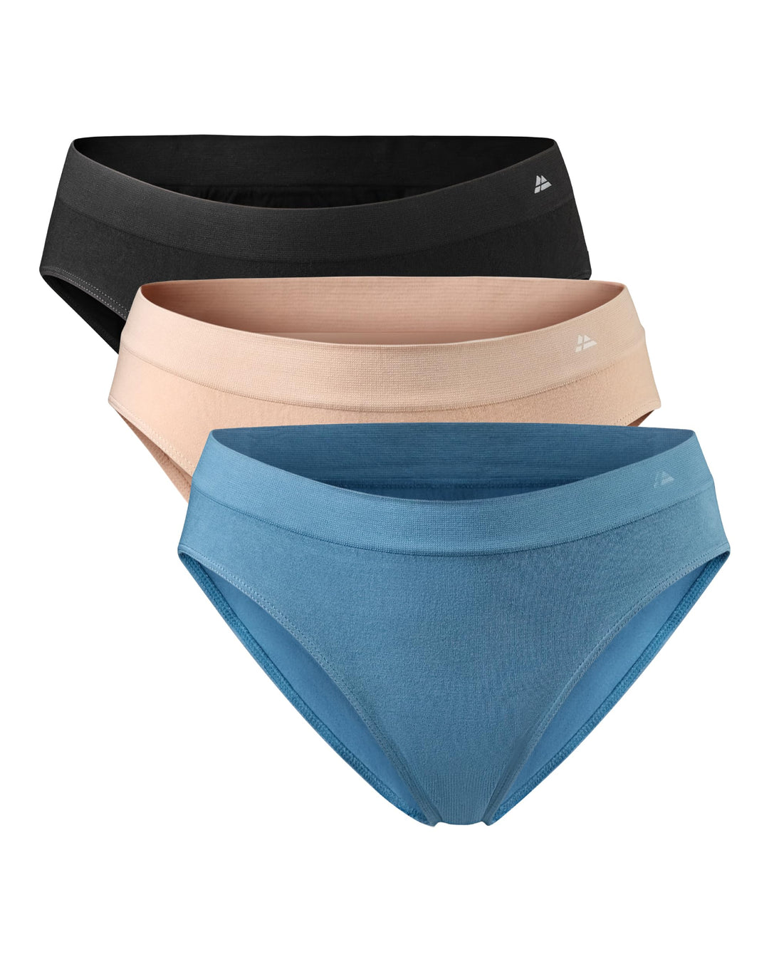 DANISH ENDURANCE Bambus Unterhosen Damen, 3er Pack Damen superweiche Slips, Stretch Bikini Panties,