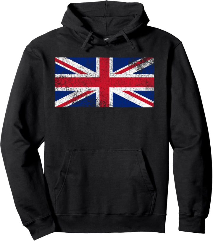 Britische Union Jack-Flagge, Englisch, England, Pride, britisches Geschenk Pullover Hoodie