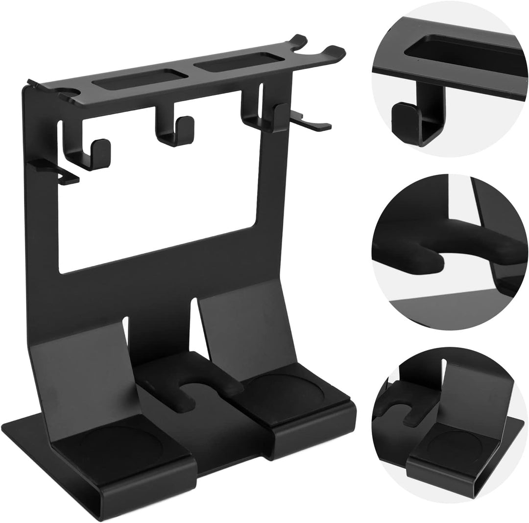 Tissting Barista Regal für Siebträger, 23 x 14 x 29 cm Eisen Kaffee Tamper Station Kaffeefilter Halt