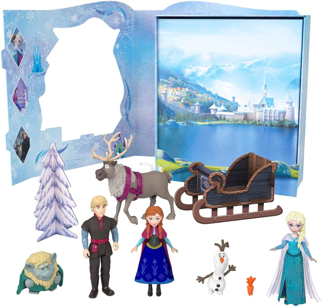 Disney Die Eiskönigin - Märchen-Set mit 6 spielerischen Lieblingsfiguren, interaktiver Verpackung un