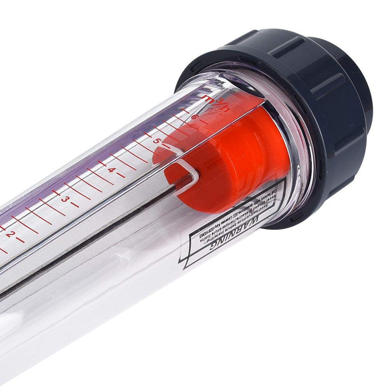 Durchflussmesser, LZS-40 (D) Flüssigkeitsdurchflussmesser aus ABS-Kunststoffrohr, flacher Kunststoff