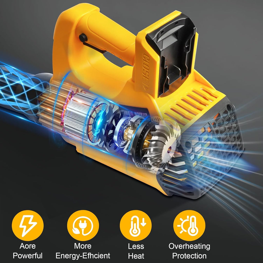 Akku-Laubbläser für Dewalt Akku 18V für Garten &amp; Rasen-Staub (ohne akku) | 6-stufig,Einrastfunktion,