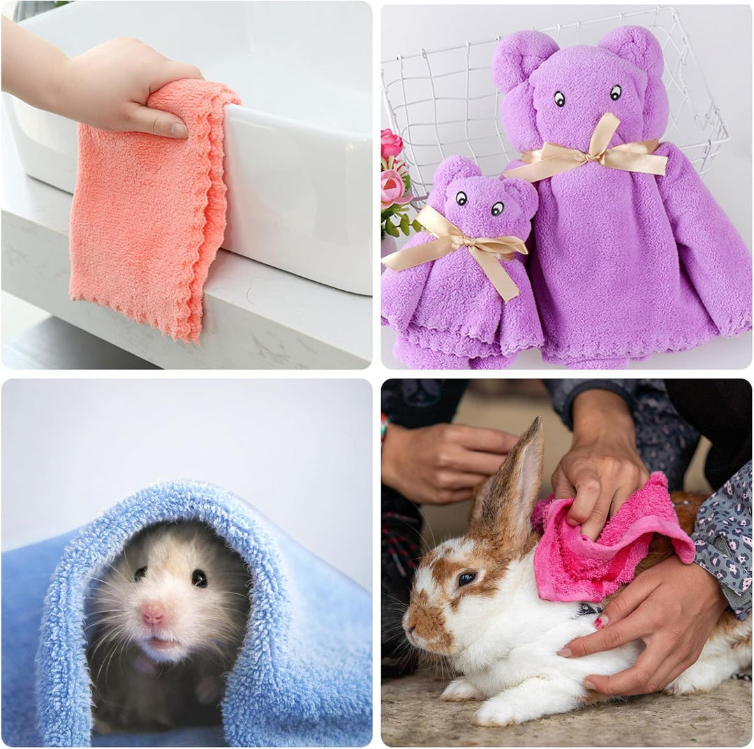 Meerschweinchen Decken,15 Stück Fleece Haustier Decken 35 x 75 cm,Meerschweinchen Käfig Einlagen,Kle