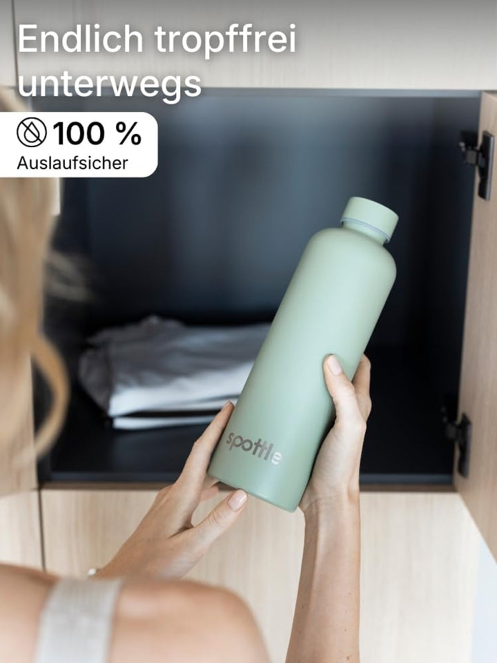 spottle Edelstahl Trinkflasche 500 ml – Thermosflasche aus Metall, doppelwandig, vakuumisoliert, Koh