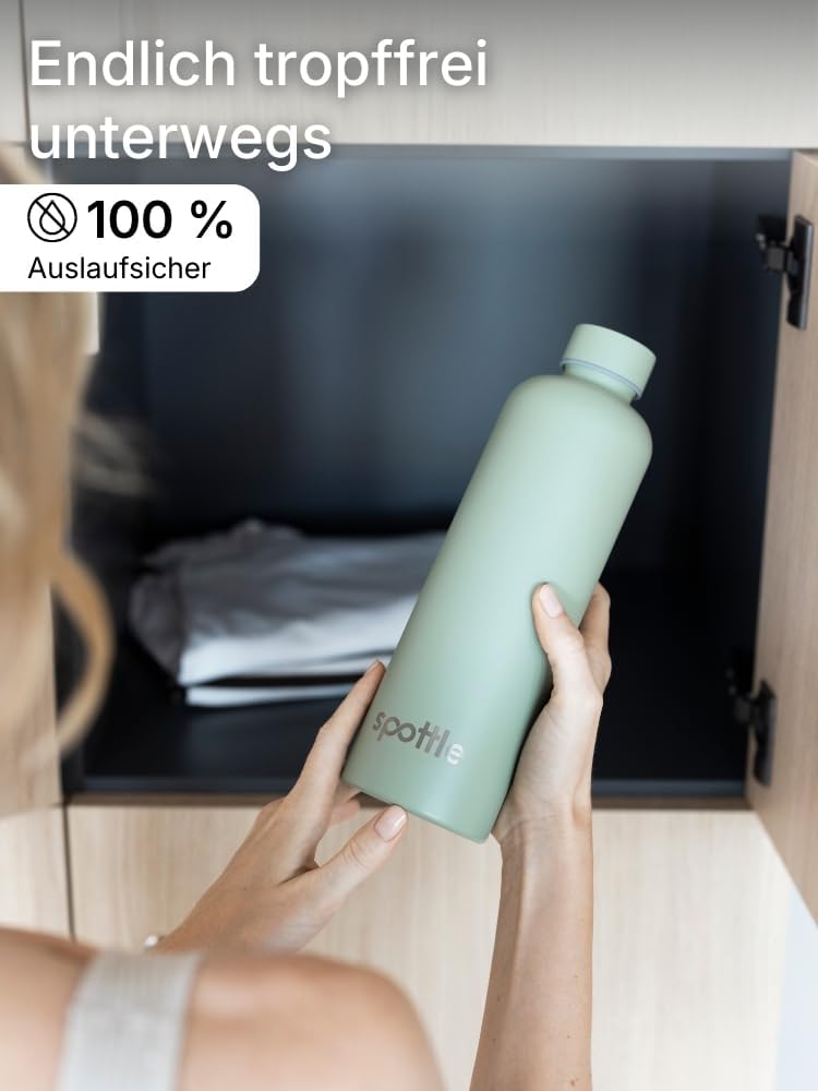 spottle Edelstahl Trinkflasche 1,5Liter – Thermosflasche aus Metall, doppelwandig, vakuumisoliert, K