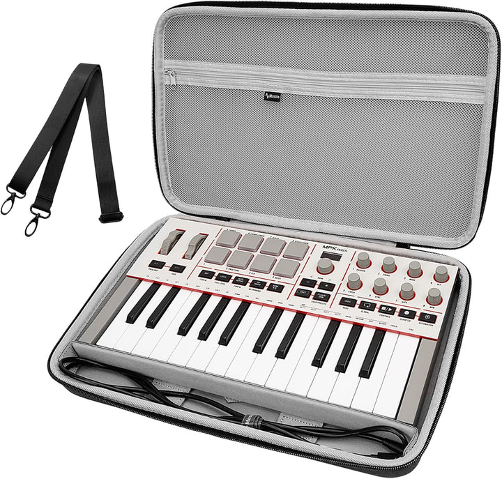 Musiin HardShell Case for Arturia MiniLab 3/MiniLab MkII 25 Slim-Keyboard Controller & Arturia Midi