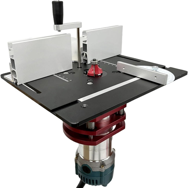 Oberfräsen-Liftsystem,Präzisions-Oberfräsen-Lift - Manuelles Hebe-Router-Hebesystem-Kit - Holzbearbe