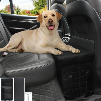 GOYJOY Sitzverlängerung für Hunde, Rück- und Vordersitzverlängerung mit Stauraum für SUV, LKW, Limou