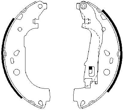 Bosch 986487717 Bremsbacke