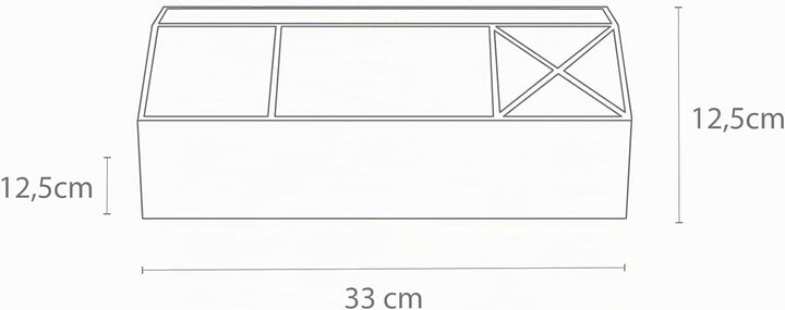 BIGSO ELISA Schreibtisch Organizer – Aufbewahrungsbox mit 4 Fächern – Schreibtischablage für Zettel,