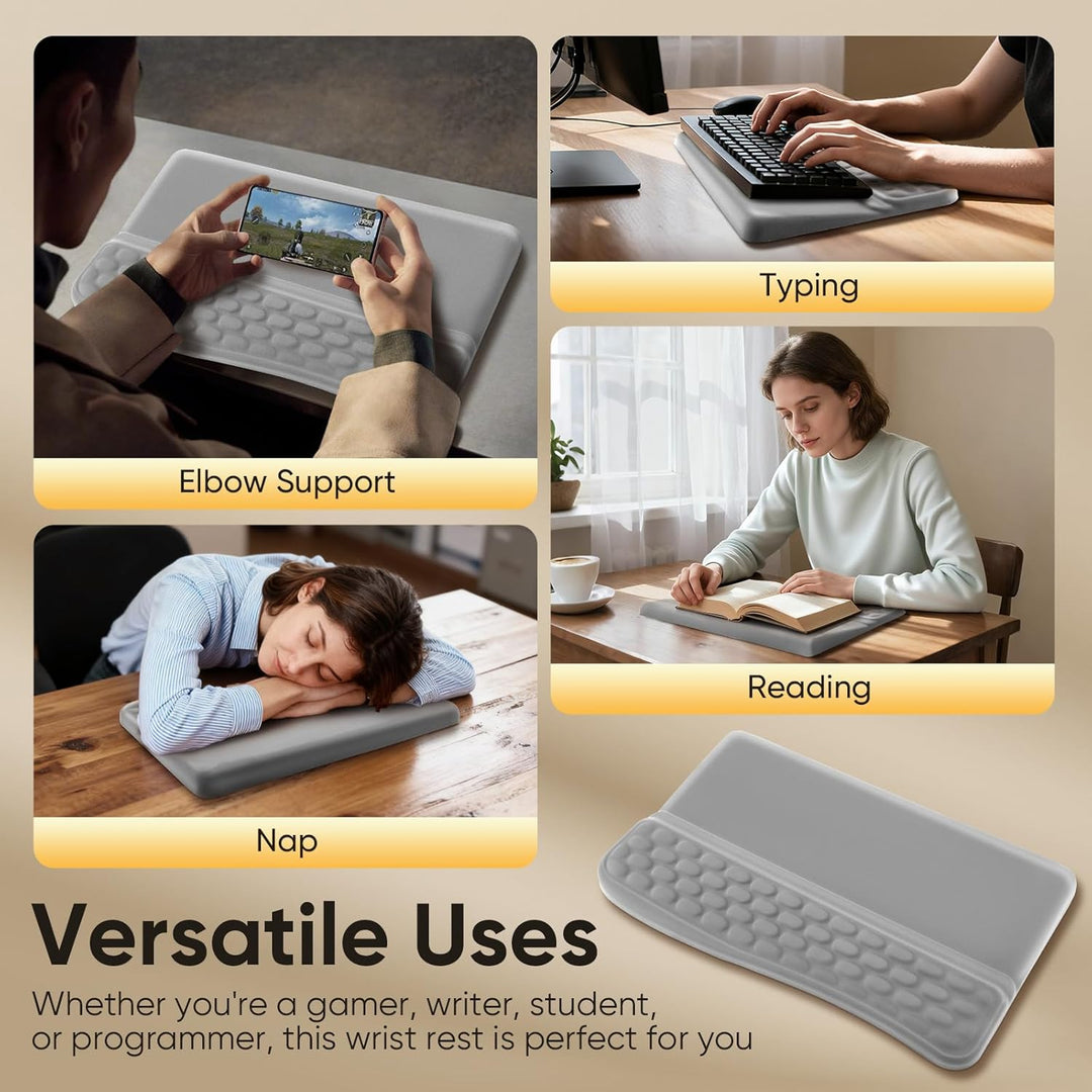 Handballenauflage Tastatur, Handstütze Tastatur Handauflage Ergonomisch, Memory-Schaum Rutschfest Ta