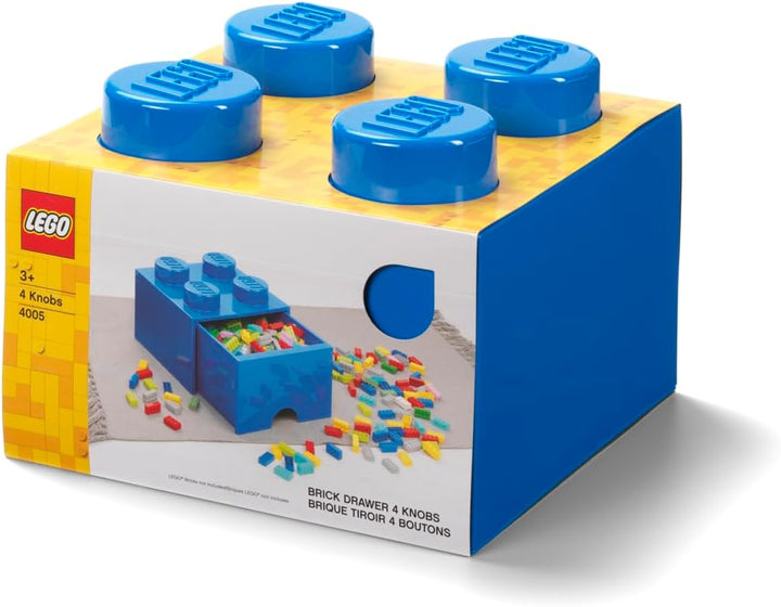 Room Copenhagen L4005B.00 40051731 Storage Brick 4 mit Schubladen, Blau, 25 x 25,2 cm, 25 x 25,2 x c