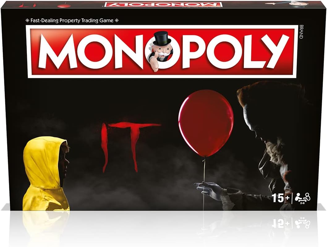 Monopoly IT Board Game WM00732-EN1-6 Stephen King's from Ages 17 and Up