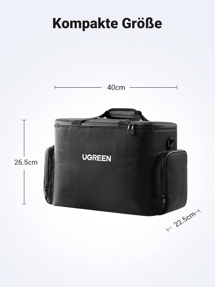 UGREEN PowerRoam Tragetasche Kompatibel mit 600W Powerstation Spacegrau