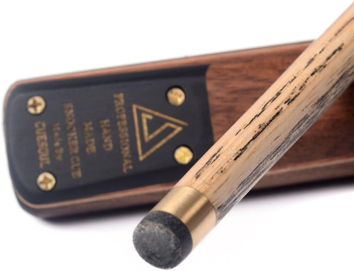 CUESOUL 57" Handcraft 3/4 Jointed Snooker Queues with Mini Butt End Extension Packed in Aluminium Kö