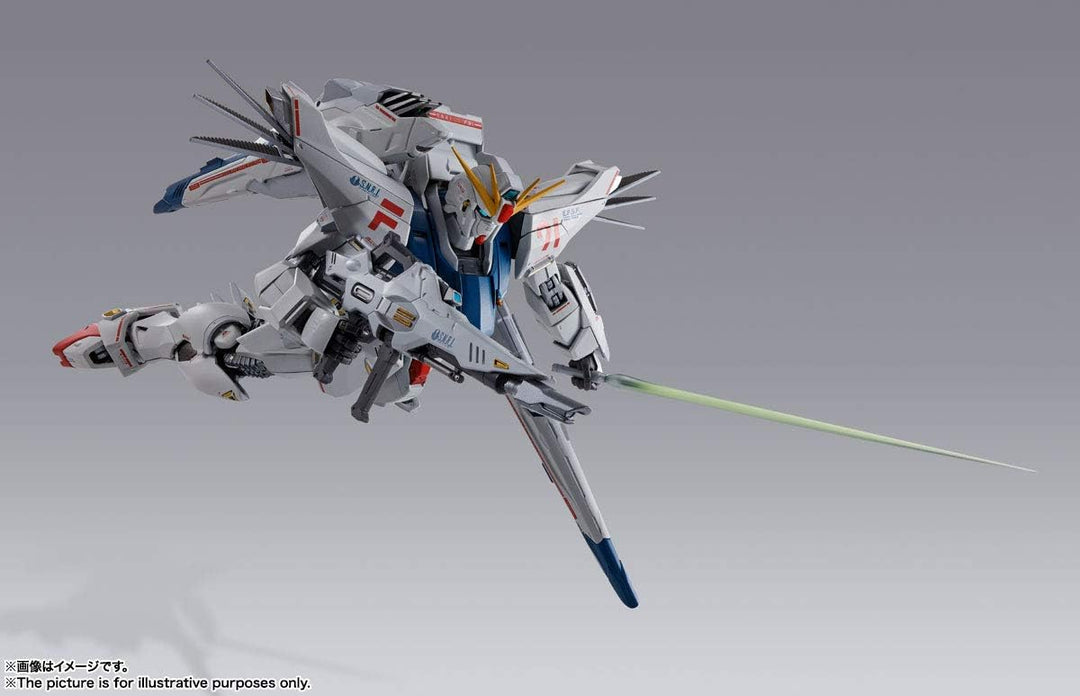 BANDAI - Metallbuild Gundam f91 Chronicle Weiss, 177000, Mehrfarbig, One Size