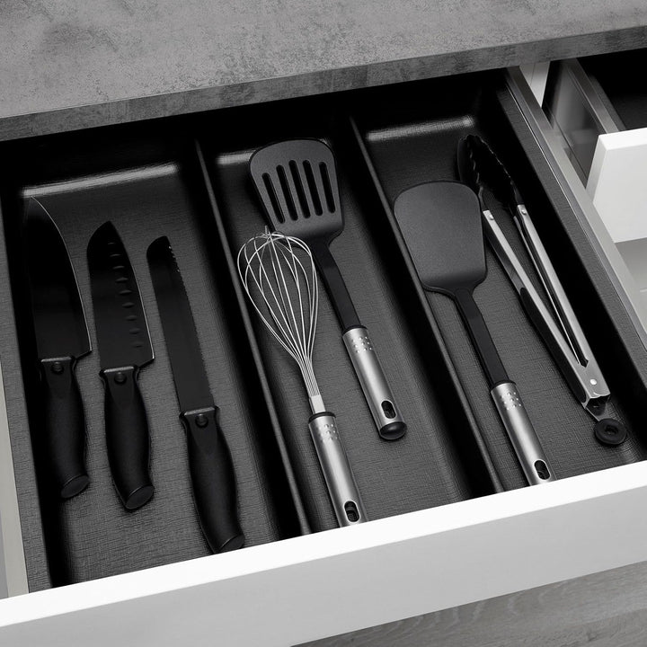 ORGA-BOX 3 Multifunktionseinsatz Tiefe: 473 x Breite: 491 mm anthrazit mit Canvas Struktur für 60er