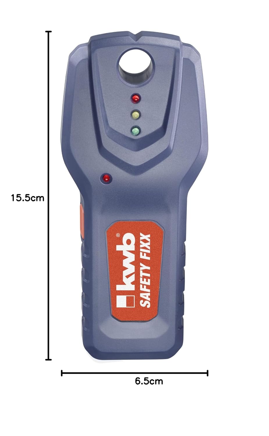 kwb Professional Leitungssucher Safety-Fixx (Ortungsgerät für Stromleitungen, Metalle, Holzbalken)
