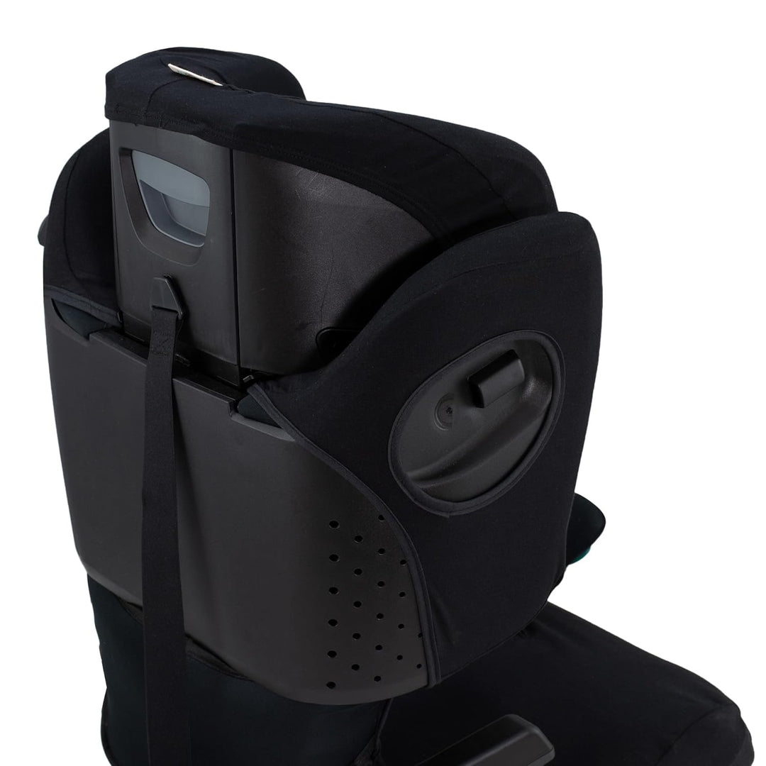 JYOKO Kids Bezug kompatibel mit Britax Romer Kidfix, aus Baumwolle (Romer Kidfix I-Size, Black Serie