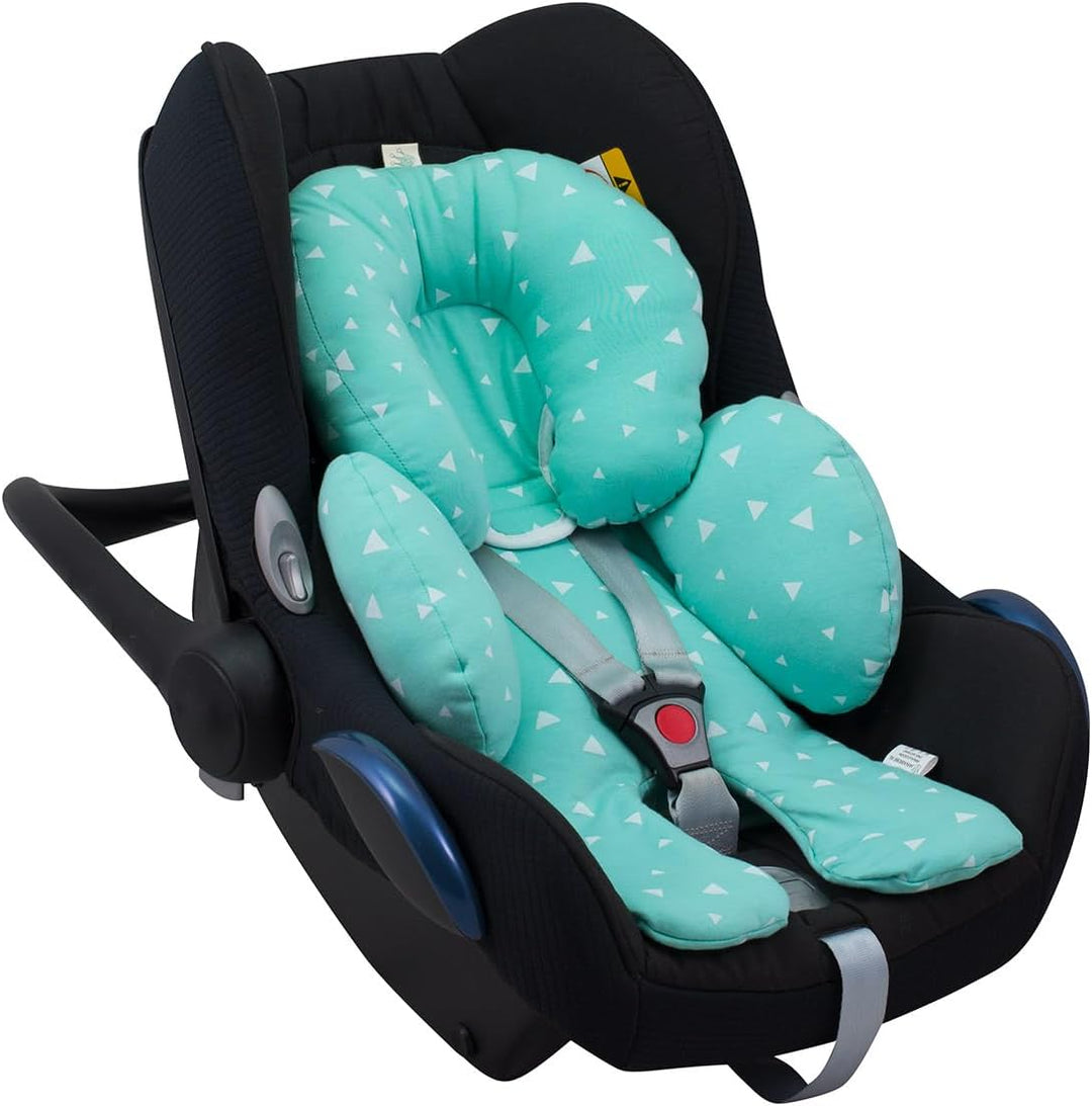 JYOKO Kids Sitzverkleinerer Antiallergikum Universal Baby 100% Baumwolle (Blue Sparkles, Enthält ein