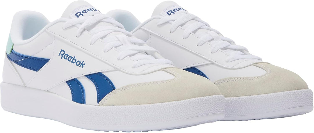 Reebok Unisex Smash Edge S Sneaker 35 EU White Twilightblue Glitchaqua, 35 EU White Twilightblue Gli