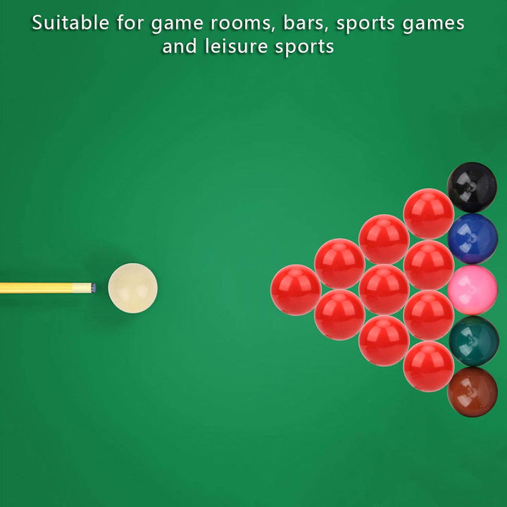 Snooker Kugeln Set, 22 Stück 52,5 mm/2,1 Zoll Harz Snooker Balls Set für Britisches Billard Turniere