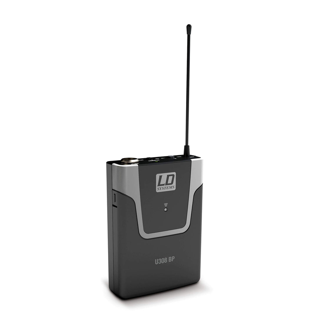 LD Systems U308 BP - Bodypack Sender, schwarz 863 - 865 MHz+ 823 - 832 MHz, 863 - 865 MHz+ 823 - 832
