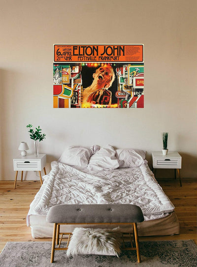 Elton John - Caribou, 1974 » Konzertplakat/Premium Poster | Live Konzert Veranstaltung | DIN A1 «