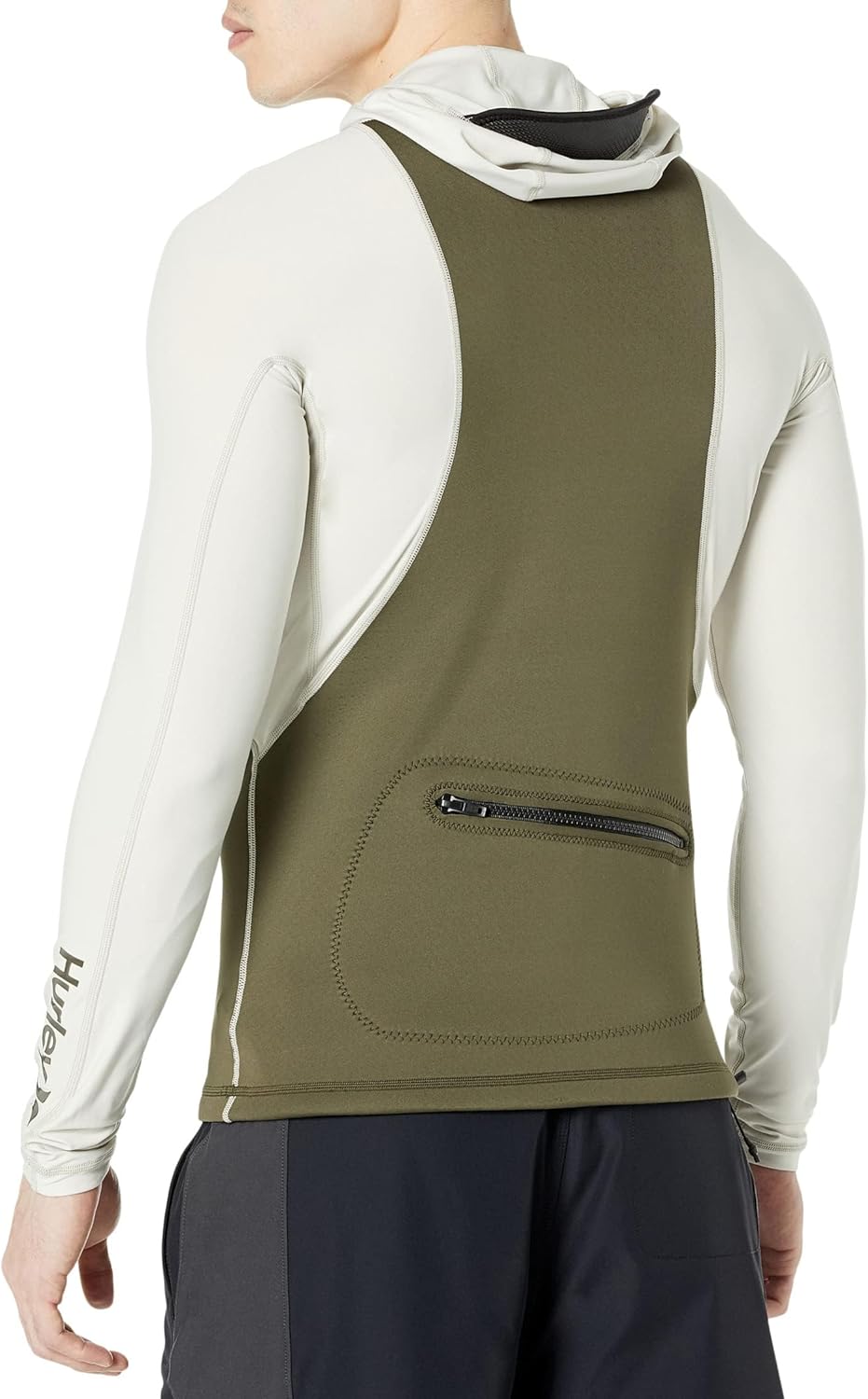 Hurley Herren Coast Guard Hooded Surf Top Tshirt, Fracht